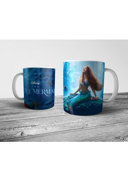 Küçük Deniz Kızı - Little Mermaid Kupa Bardak Model 3