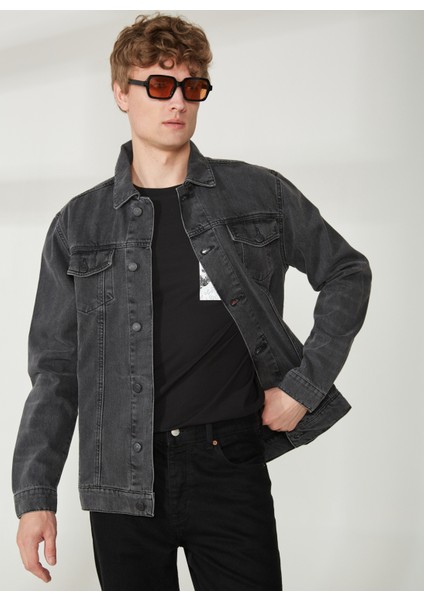 Gömlek Yaka Düz Antrasit Erkek T-Shirt E-Irına fiyatları