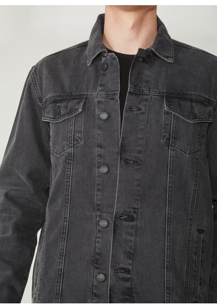 Gömlek Yaka Düz Antrasit Erkek T-Shirt E-Irına fırsatları