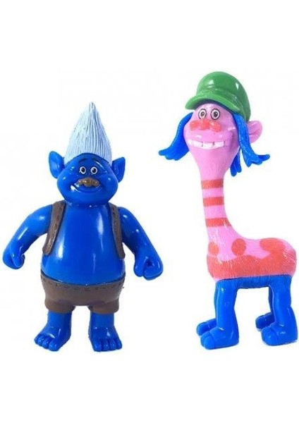 CLZ505 Trolls Yağmur Ormanı Şans Bebekleri 2 Li Figür