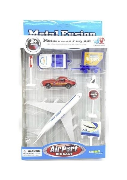 CLZ505 Havaalanı Seti Metal Arabalı