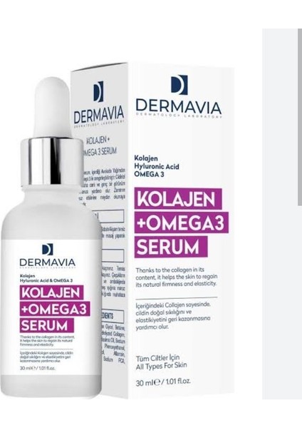 Dermavıa Kolajen Omega3 Serum 30 ml