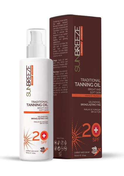 20 Spf Bronzlaştırıcı Yağ 150 ml