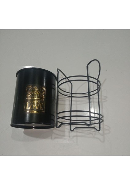 Zhlhome Gold Standtlı Kaşıklık Organizer Kitchen Love indirimleri