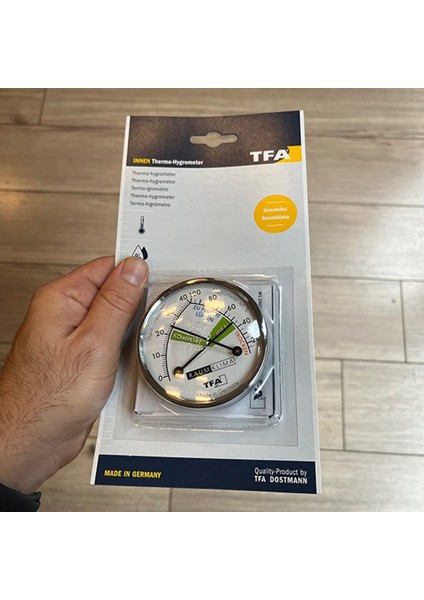 TFA Dostmann Tfa 45.2024 Analog Sıcaklık Ve Nem Ölçer