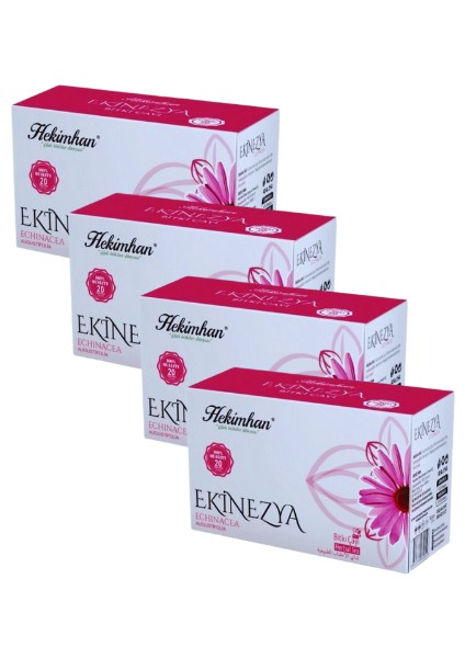 Ekinezya Çayı 4 Paket (20 x 4'lü Süzen Poşet)