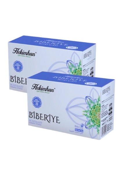 Biberiye Çayı 2 Paket (20 x 2'li Süzen Poşet)