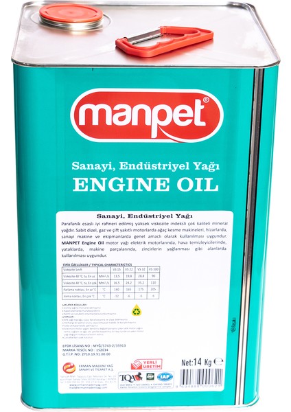 Pulan Ince Makina Yağı - 14 kg - Dikiş Makinesi Yağı