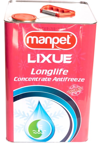 Lixue Organik Antifriz - 15 kg - Kırmızı Organik Konsantre Antifriz