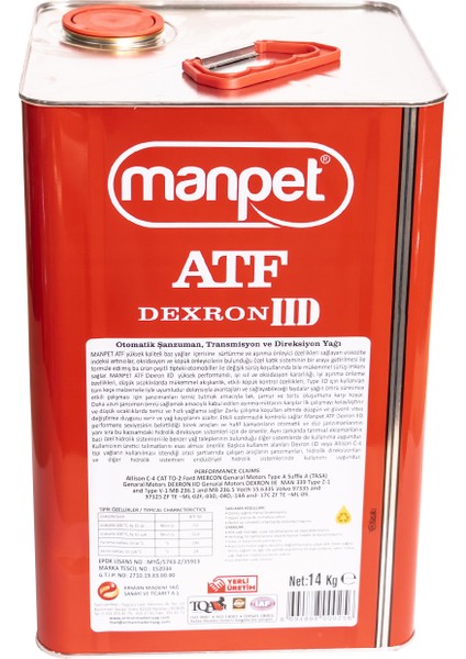 Tullia Atf Dexron - Iı D - 14 kg