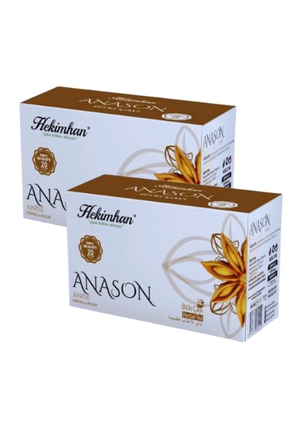 Anason Çayı 2 Paket (20 x 2'li Süzen Poşet)
