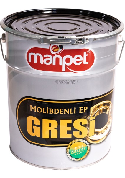 Mahpet Conall Molıbden XHP-322 (350°C) - 14 kg - Siyah Gres