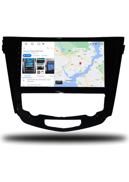 Nissan Qashqai Android Carplay Multimedya 2014-2021 Dijital Klima 2gb Ram + 32GB Hafıza + 4 Çekirdek modelleri