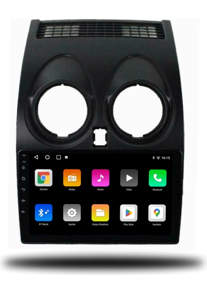 Nissan Qashqai Android Carplay Multimedya 2007-2013 2gb Ram + 32GB Hafıza + 4 Çekirdek fiyatları
