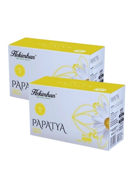 Papatya Çayı 2 Paket (20 x 2'li Süzen Poşet)