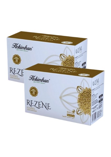 Rezene Çayı 2 Paket (20 x 2'li Süzen Poşet)