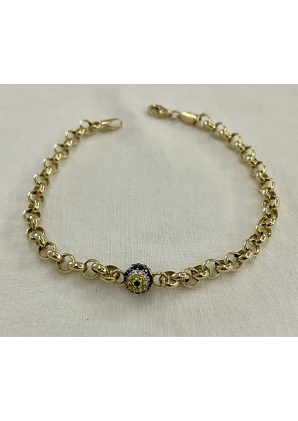 Gözlü Altın Bileklik