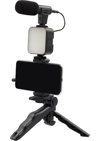 Ay-49 Video Making Kit Youtube Tiktok Işık Tripod Vlog Video Kayıt Işık Kumandalı Foto Video Işık