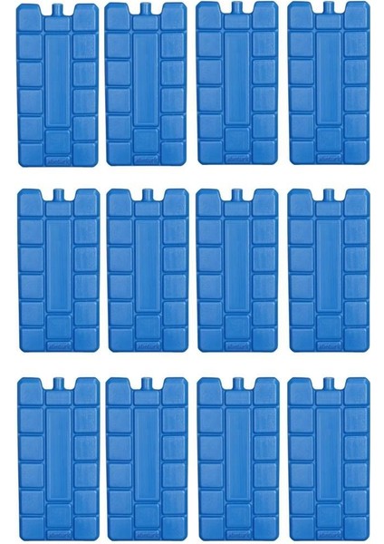 12 Adet Akü Extra Soğutma Özelikli Jel Sıvılı 400ML Kaset Termos Buz Aküsü 60 Saat Koruma Ce Belgeli