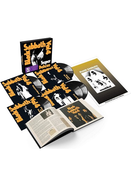 Black Sabbath - Vol. 4 - Super Deluxe 4lp Box Set (Plak)