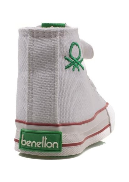 Beyaz Bebe Boğazlı Sneaker Bn 30817