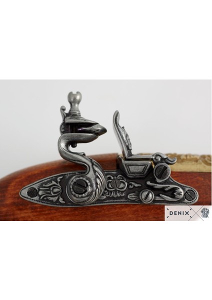 Koleksiyon Grubu-Flıntlock Pıstol, England 18TH. C.-Orijinalden Ilham Alan Tasarım.– Dekoratif Obje ve Koleksiyonluk Model fırsatları