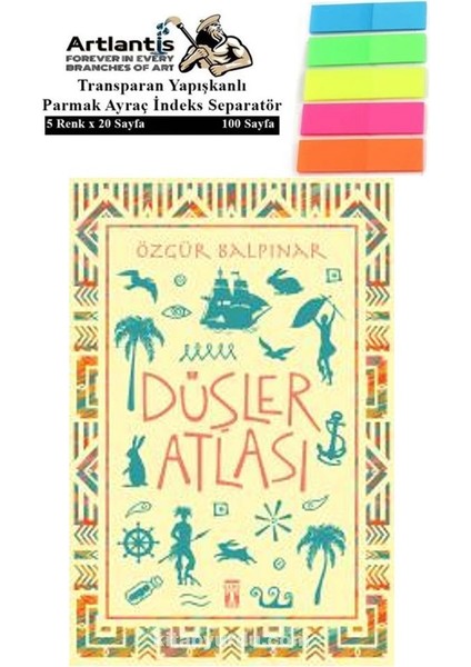 Düşler Atlası 1 Adet Fosforlu Transparan Kitap + Ayraç - Özgür Balpınar