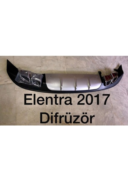 Hyundai elantra arka difüzör çift çıkış egzoz 2017+ fiyatları