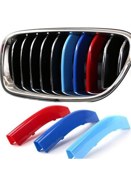 Bmw g30 panjur böbrek şerit çizgisi 3 renkli m geçmeli standart