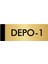 Metal Yönlendirme Levhası Departman Kapı İsimliği Depo 5 x 20 cm Altın 1