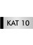 Metal Yönlendirme Levhası Departman Kapı İsimliği Kat 10 5 x 20 cm Gümüş 1
