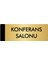 Metal Yönlendirme Levhası Departman Kapı İsimliği Konferans Salonu 5 x 20 cm Altın 1