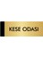 Metal Yönlendirme Levhası Departman Kapı İsimliği Kese Odası 7 x 20 cm Altın 1