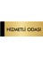 Metal Yönlendirme Levhası Departman Kapı İsimliği Hizmetli Odası 10 x 20 cm Altın 1