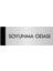 Metal Yönlendirme Levhası Departman Kapı İsimliği Soyunma Odası 10 x 20 cm Gümüş 1
