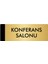 Metal Yönlendirme Levhası Departman Kapı İsimliği Konferans Salonu 10 x 20 cm Altın 1