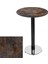 Bistro Masa (Karanfil Werzalit Yuvarlak Q 60CM) - Metalic Oxid 3 1