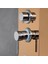 Banora Infinity Lux Duş Paneli, 5 Fonksiyonlu, Paslanmaz Çelik, Tepe Duş, Şelale Sistem, Rose Gold 5