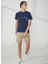 Bisiklet Yaka Lacivert Erkek T-Shirt 232 Lcm 242030 Earl Lacivert 2
