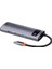 Metal Gleam Serisi Hub 5'i 1 Arada Usb-C Hub 3x USB 3.0 + HDMI + Usb-C Pd 2