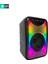 Dvıp Q11 Taşınabilir Bluetooth 5.2 Hoparlör Fm Radio, Usb, Tf Sd, Rgb Light Show Siyah 2