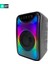 Dvıp Q11 Taşınabilir Bluetooth 5.2 Hoparlör Fm Radio, Usb, Tf Sd, Rgb Light Show Siyah 3