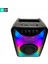 Dvıp Q11 Taşınabilir Bluetooth 5.2 Hoparlör Fm Radio, Usb, Tf Sd, Rgb Light Show Siyah 4