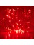 Kırmızı Pilli Işık 10 Metre Pilli Kırmızı LED Işık Noel Işığı Yılbaşı Işığı Kırmızı Yılbaşı Ağacı Işığı 1