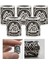 5 Adet / Takım Viking Runes Saç Sakal Boncuk Takı Iskandinav Kolye (Yurt Dışından) 3