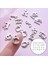 26 A Z Harfli Altın Alaşım Kristal Rhinestone Charm 2 Adet (Yurt Dışından) 3