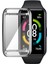 Huawei Band 6/band 6 Pro/band 7/honor 6 Için 6 Fall Anti Fall Şok Geçirmez Elektraplatma Saat Kılıfı (Yurt Dışından) 2