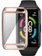Huawei Band 6/band 6 Pro/band 7/honor 6 Için 6 Fall Anti Fall Şok Geçirmez Elektraplatma Saat Kılıfı (Yurt Dışından) 2