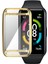 Huawei Band 6/band 6 Pro/band 7/honor 6 Için 6 Fall Anti Fall Şok Geçirmez Elektraplatma Saat Kılıfı (Yurt Dışından) 2
