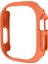 Apple Watch Için Ultra 49MM Kauçuk Sert Pc Kılıfı Önlem Anti Çizelge Karşı Çerçeve Kapağı Temperli Cam Film Turuncu (Yurt Dışından) 2